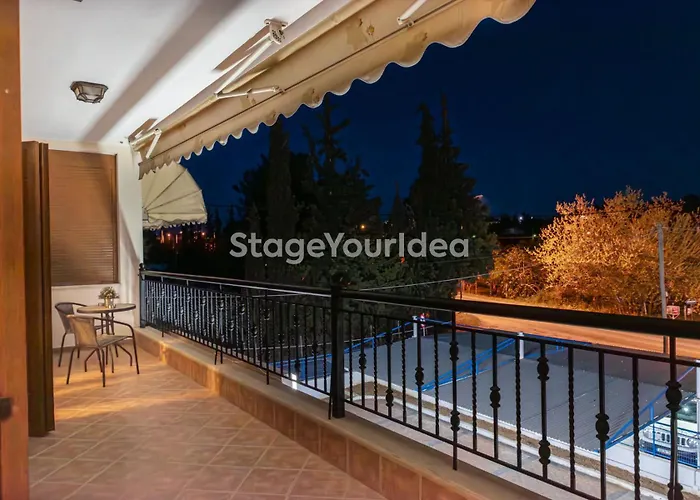 Apartamento Lux - One Bedroom , Living , Kitchen , Bathroom - For 1 To 7 People, Also For Parties & Gatherings Up To 25 People, Only 15 Minutes From Thessaloniki Center And 8' Minutes From Thessaloniki Airport Neon Rysion
